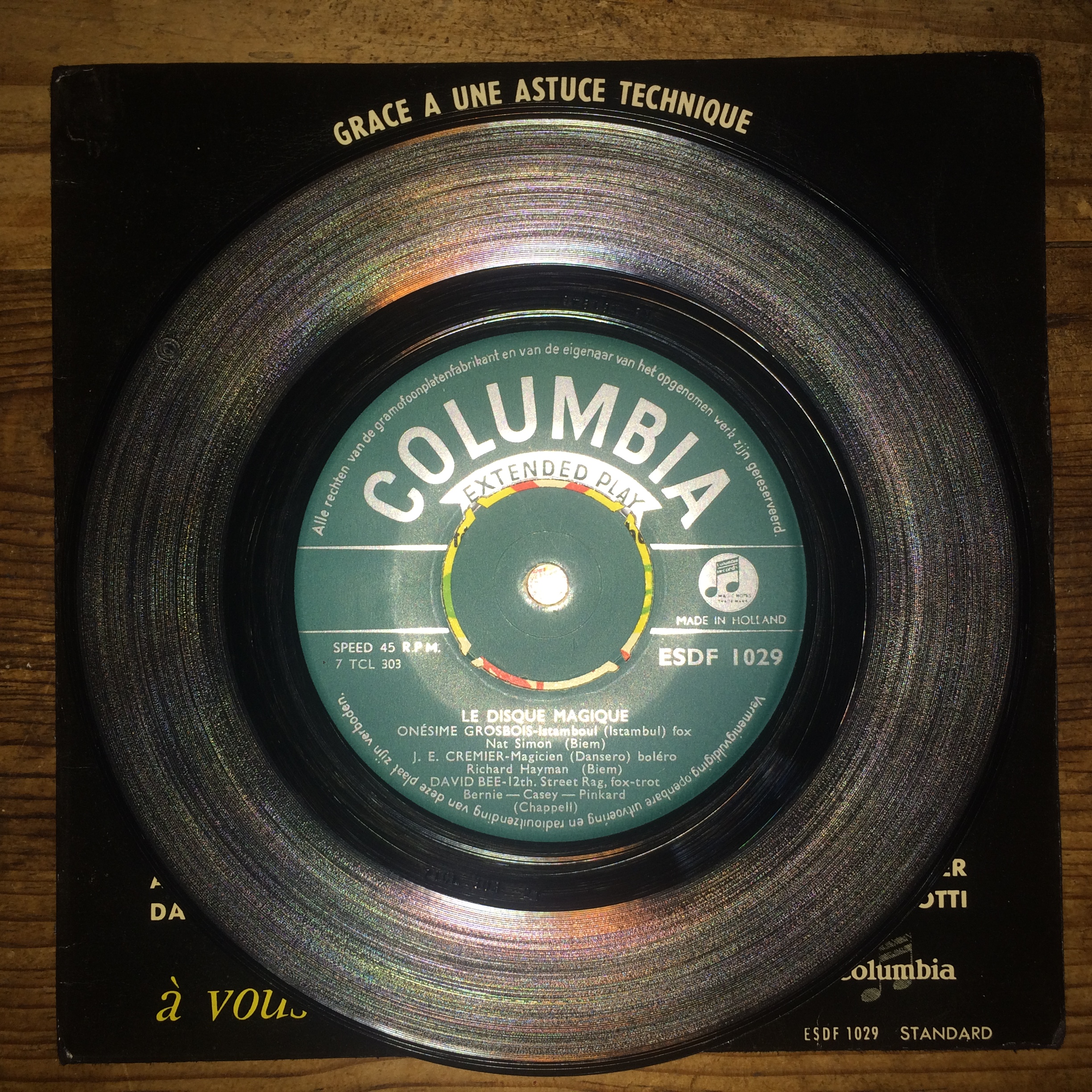 Various Artists - Disque Magique No. 2 (7"EP 1955) - Image 3