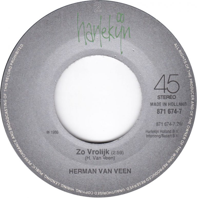 Herman van Veen Suzanne / Zo Vrolijk (7 Herman van Veen Suzanne / Zo Vrolijk (7