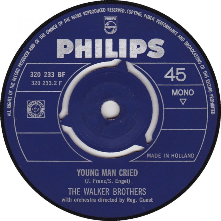 The Walker Brothers Living Above Your Head / Young Man Cried (7"si