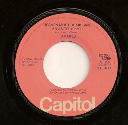 Tavares – Heaven Must Be Missing an Angel (Part 1 & 2) 7"si NL 1976 nm/vg+ - Image 3