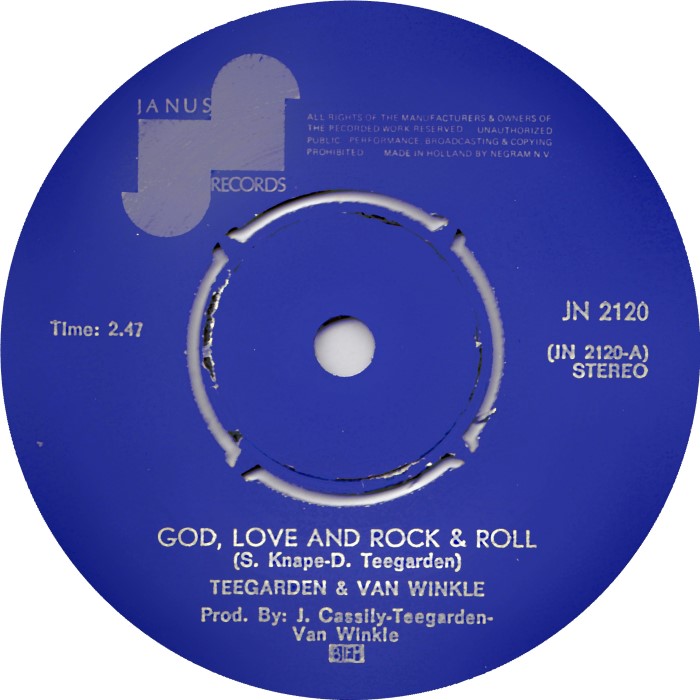 Teegarden & van Winkle God, Love and Rock And Roll l a (1970) 3,00