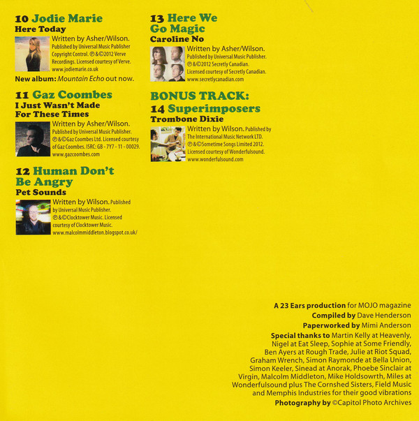 Various Artists - MOJO presents Pet Sounds Revisited (CD UK 2012) nm/mint! - Image 3