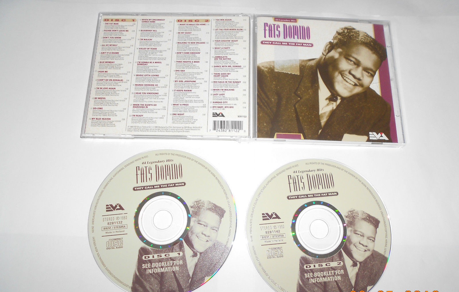 Fats Domino - They Call Me The Fat Man (2CD NL 1993) vg+/vg+ - Image 2