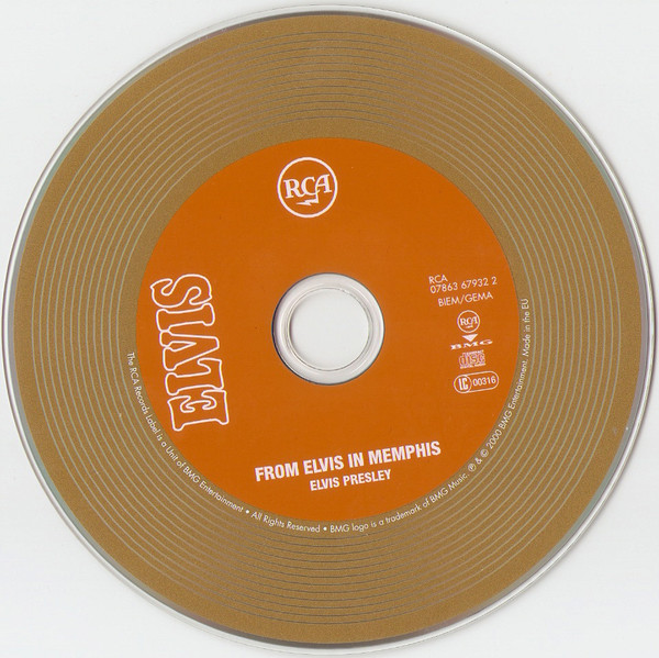 Elvis Presley - From Elvis in Memphis (CD Germany 2000) - Het Plaathuis
