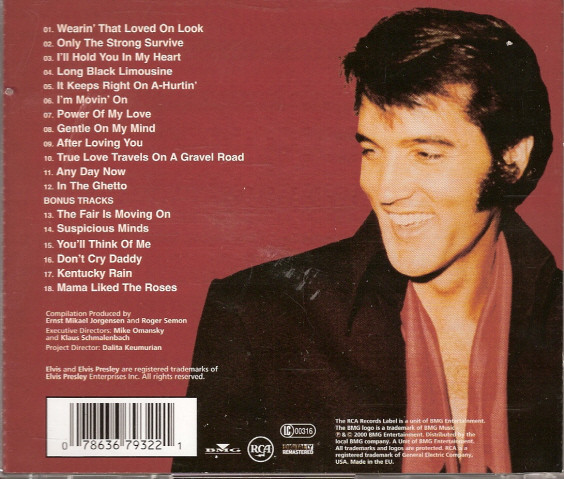 Elvis Presley - From Elvis in Memphis (CD Germany 2000) - Het Plaathuis
