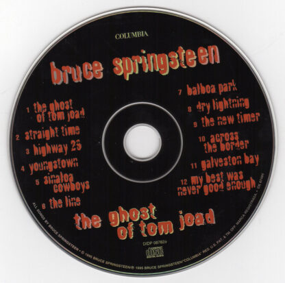 Bruce Springsteen - The Ghost of Tom Joad (CD US 1995) g+/mint - Image 5