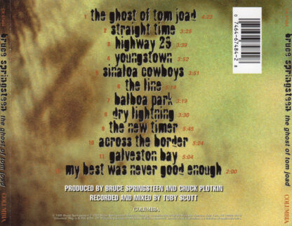Bruce Springsteen - The Ghost of Tom Joad (CD US 1995) g+/mint - Image 4