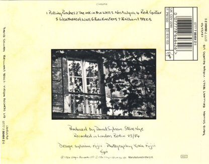 David Sylvian - Brilliant Trees (CD 1984) vg++/mint - Image 3