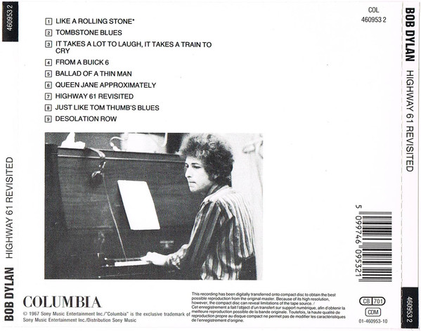 Bob Dylan - Highway 61 Revisited (CD Austria1992) nm/mint - Image 2