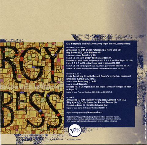 Ella Fitzgerald & Louis Armstrong - Best Of... on Verve (CD US 1997) nm/vg++ - Image 2