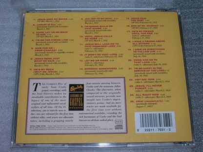 The Soul Stirrers - Jesus Gave Me Water (CD 1992) U.S.-PROMO - Image 3