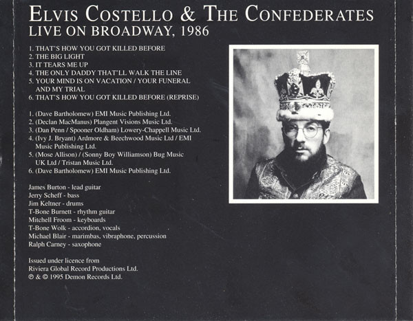 Elvis Costello (The Costello Show) - King of America (2CD UK 1995) Limited Edition vg+/mint - Image 3