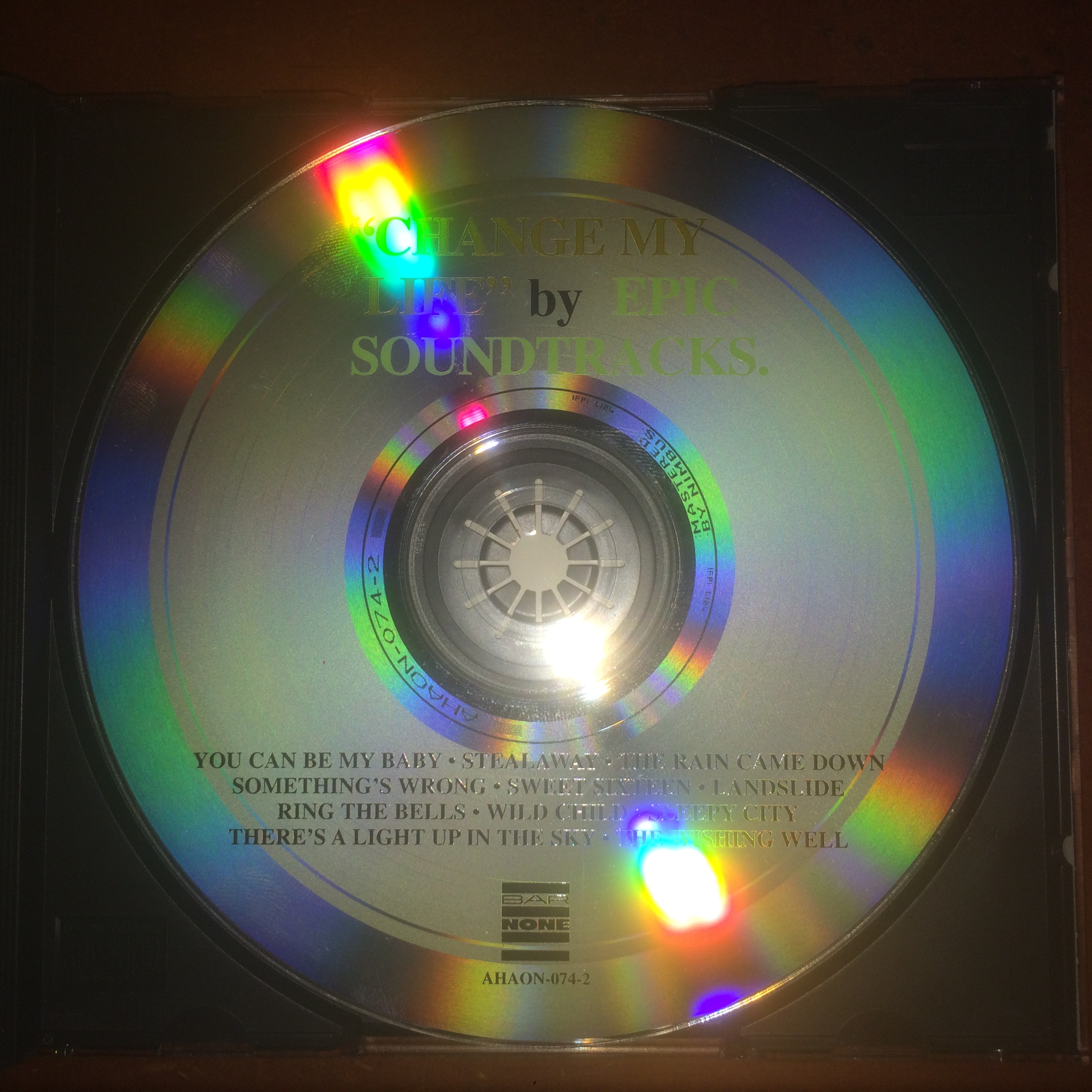 Epic Soundtracks - Change My Life (CD 1996) - Image 2