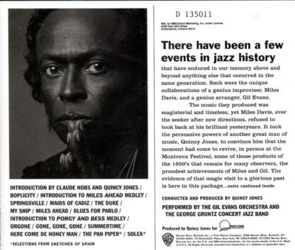 Miles Davis & Quincy Jones - Live at Montreux (CD US Club Edition 1993) vg++/vg++ - Image 5