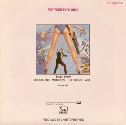 Sheena Easton ‎– For Your Eyes Only (7"si NL 1981) nm-/nm- - Image 2
