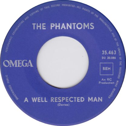 The Phantoms - Tormented / A Well Respected Man (7"si 1965) - Image 3