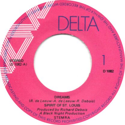 Spirit Of St. Louis ‎– Dreams (7"si 1975) - Image 2