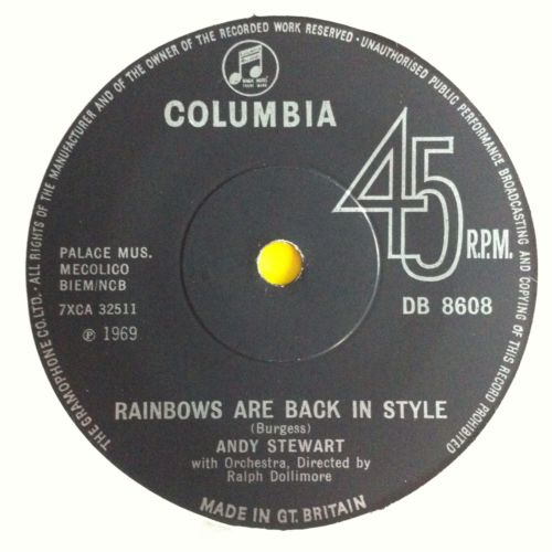 Andy Stewart - Rainbows Are Back in Style (7"si 1969)