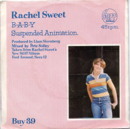 Rachel Sweet - B-A-B-Y (7"si 1978) - Image 2