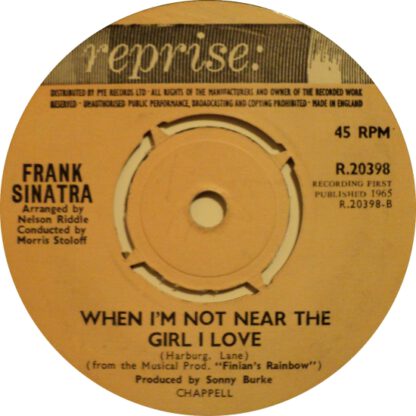 Frank Sinatra - When Somebody Loves You (7"si UK 1965) nm - Image 2