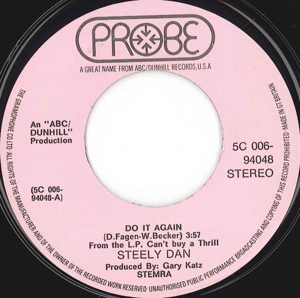 Steely Dan Do It Again (7"si 1972) Het Plaathuis