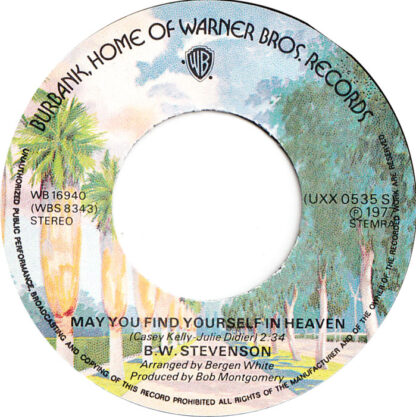 B. W. Stevenson - Down to the Station (7"si 1977) - Image 4