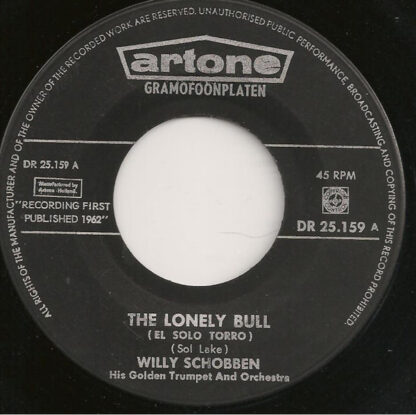 Willy Schobben - The Lonely Bull / El Mexicano (7"si 1962)