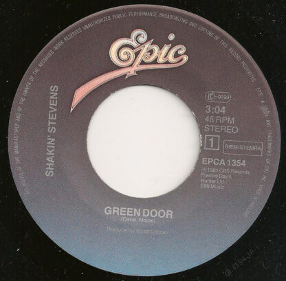 Shakin' Stevens - Green Door (7"si NL 1981) nm/vg++ - Image 2