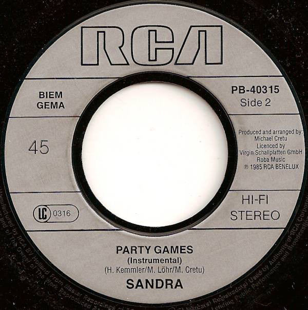 Sandra - (I'll Never Be) Maria Magdalena (7"si 1985) - Image 4