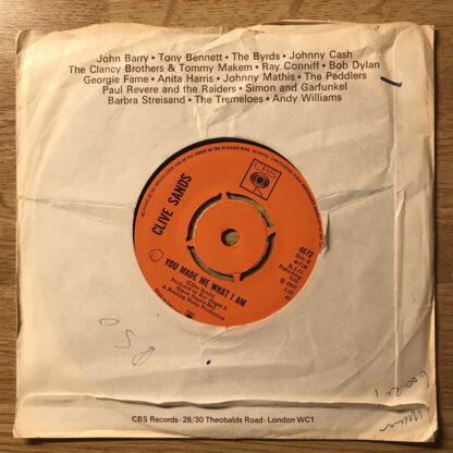 Clive Sands - A Very Lonely Man (7"si 1969) - Image 2