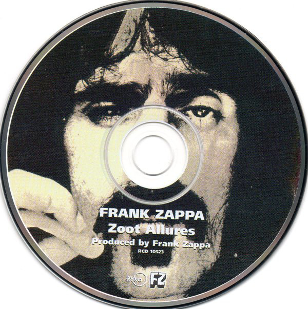 Frank Zappa - Zoot Allures (CD US orig. 1976-album) nm/mint - Image 3