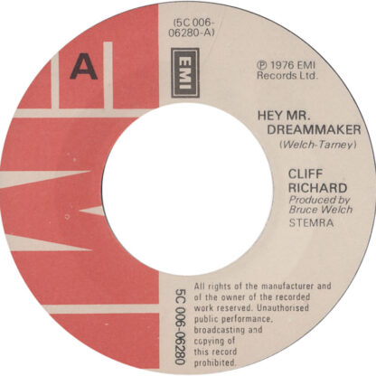 Cliff Richard ‎– Hey Mr. Dreammaker (7"si NL 1976) vg+/vg+ - Image 3