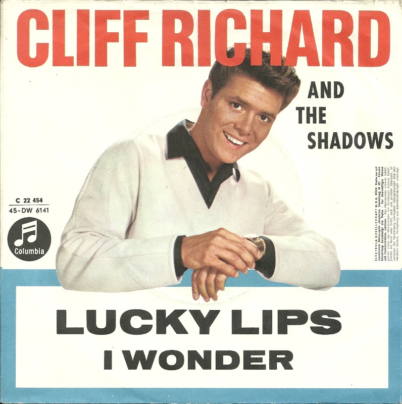 Cliff Richard & The Shadows - Lucky Lips / I Wonder (7"si Germany 1963) - Image 2