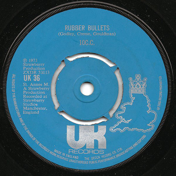 10cc Rubber Bullets (7"si UK 1973) Het Plaathuis