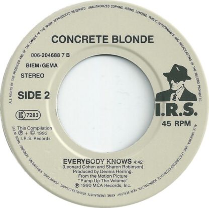 Concrete Blonde - Ghost of a Texas Ladies' Man (7"si Germany 1992) - Image 4