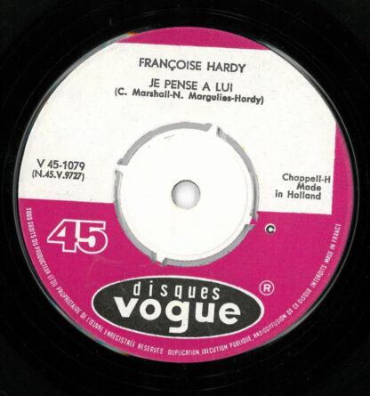 Françoise Hardy - l'Amour s'en Va (7"si NL 1963) vg++/vg++ - Image 4