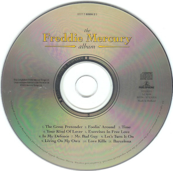 Freddie Mercury - The Freddie Mercury Album (CD 1992) - Image 3
