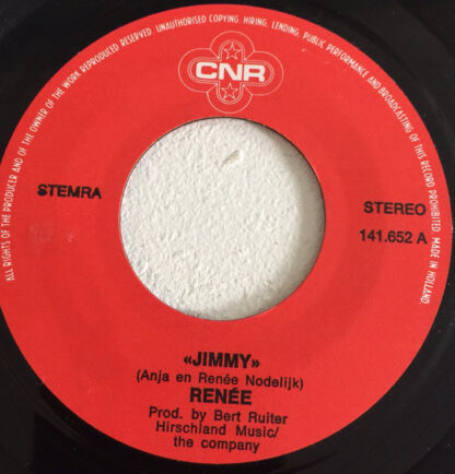 Renée - Jimmy (7"si NL 1980) - Image 2