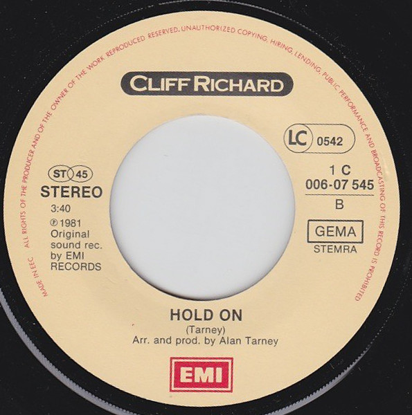 Cliff Richard - Wired for Sound (7"si Germany 1981) nm/vg+ - Image 4