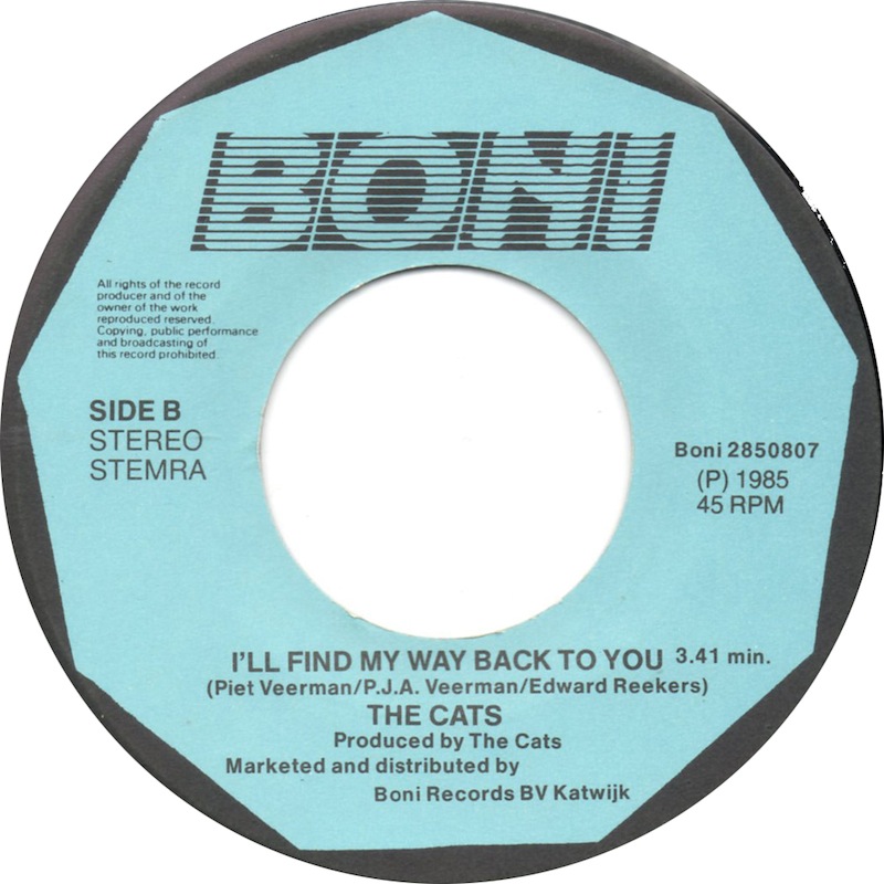 The Cats - She's So in Love (7"si NL 1985) - Image 4