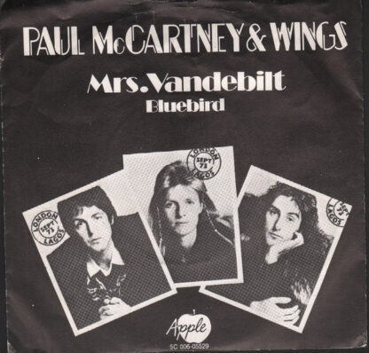 Paul McCartney & Wings ‎– Mrs. Vandebilt (7"si NL 1973)