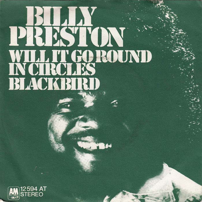 Billy Preston Will It Go Round in Circles (7"si NL 1972) Het Plaathuis
