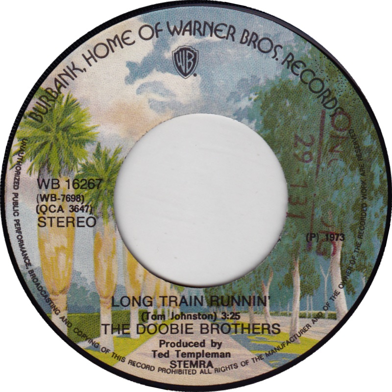 The Doobie Brothers Long Train Runnin' (7"si NL 1973) Het Plaathuis