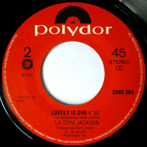 La Toya Jackson - If You Feel the Funk (7"si NL 1980) - Image 3