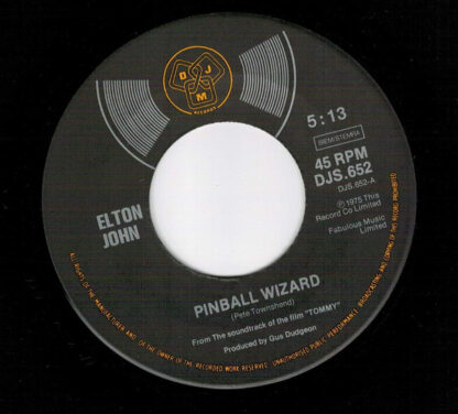 Elton John - Pinball Wizard (7"si NL 1975) vg++/vg++ - Image 3