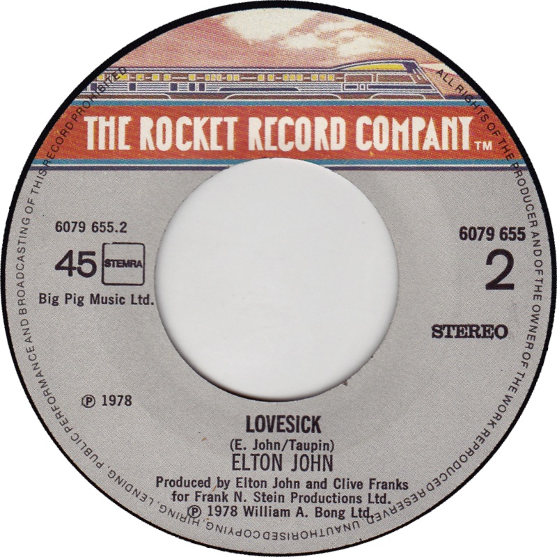 Elton John Song for Guy (7"si NL 1978) Het Plaathuis