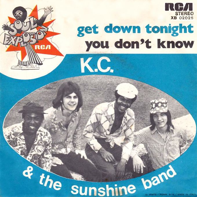 K.C. and The Sunshine Band - Get Down Tonight (7"si Italy 1975) - Het  Plaathuis