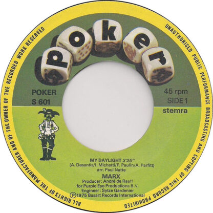 Marx - My Daylight (7"si NL 1975) - Image 3