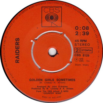 Raiders - Powder Blue Mercedes Queen (7"si NL 1972) - Image 4