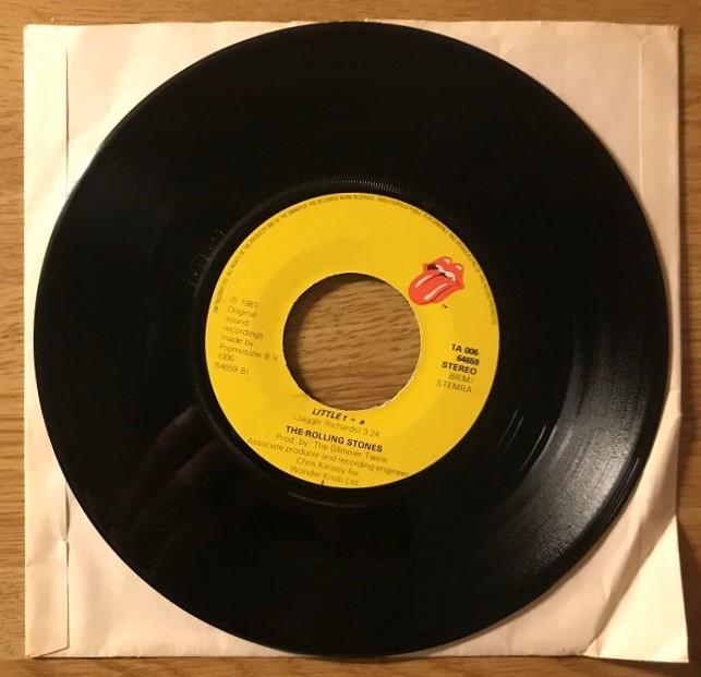 The Rolling Stones - Waiting on a Friend (7"si NL 1981) nm Ultra Rare MISPRINT!! - Image 2